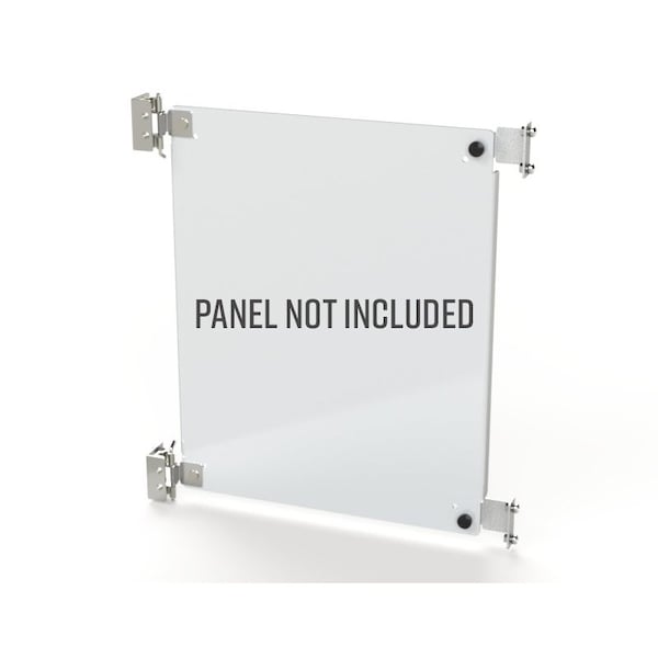 Panel Mounting, 5 in. H x 6 in. W x 2 in. L, 2 PK